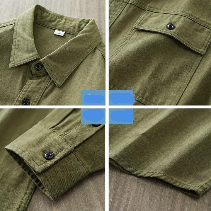 Long-sleeved Cargo Shirt