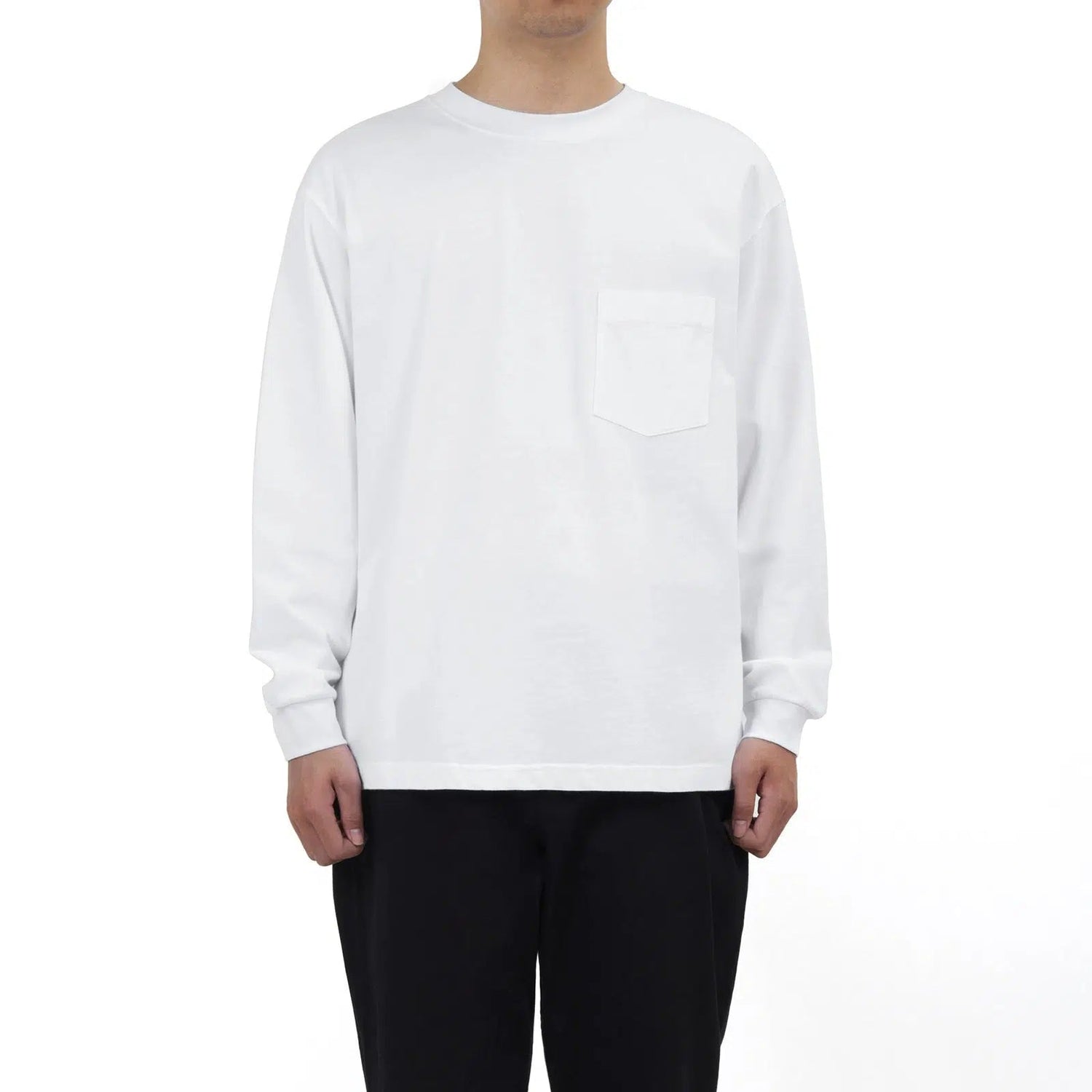 Long-sleeved Pocket Basic Shirt