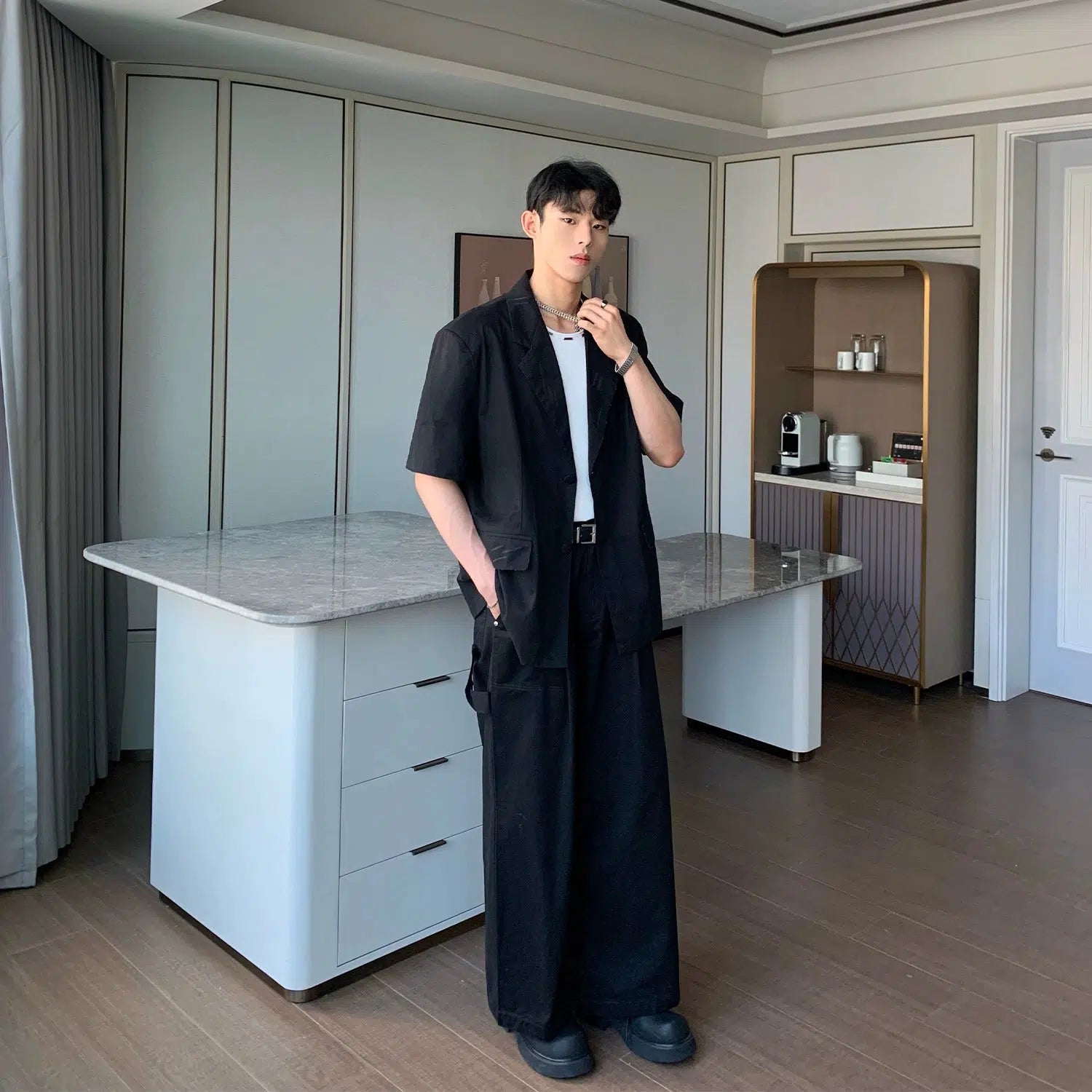 Loose Fit Blazer & Dress Pants