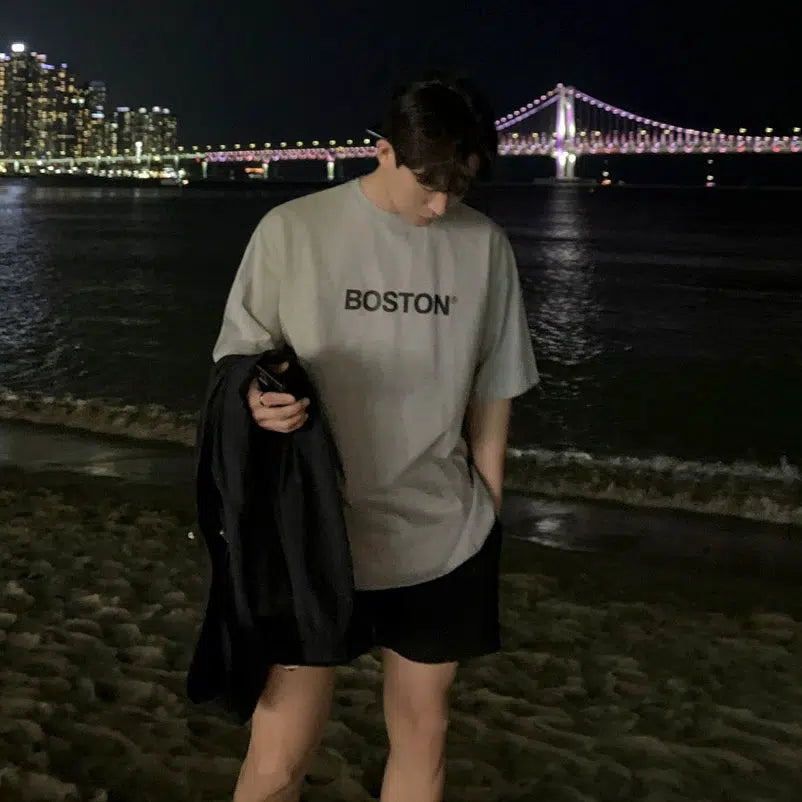 Loose Fit Crew Neck T-shirt