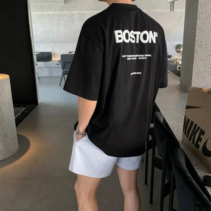 Loose Fit Crew Neck T-shirt