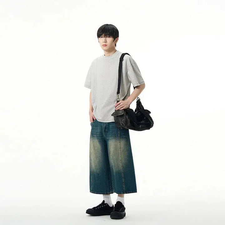 Loose Fit Crew Neck T-shirt