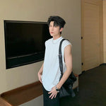 Loose Fit Crewneck Tank Top