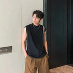 Loose Fit Crewneck Tank Top