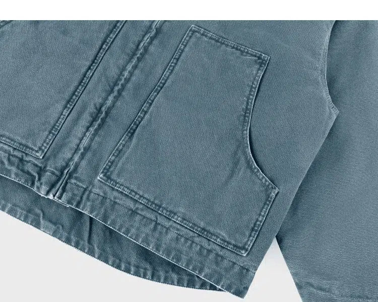 Dyed Washed Denim Jacket