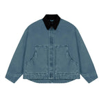 Dyed Washed Denim Jacket