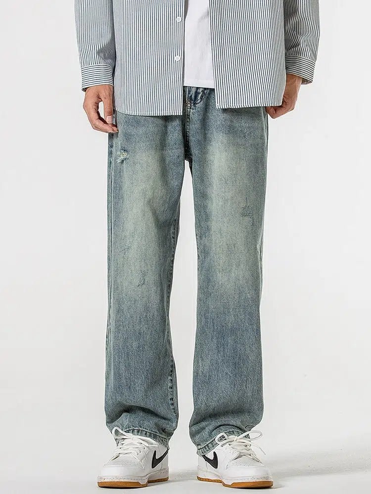 Loose Fit Denim Pants