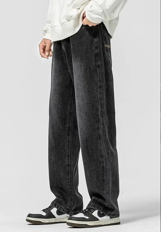 Loose Fit Denim Pants