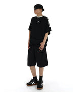 Loose Fit Denim Shorts