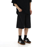 Loose Fit Denim Shorts