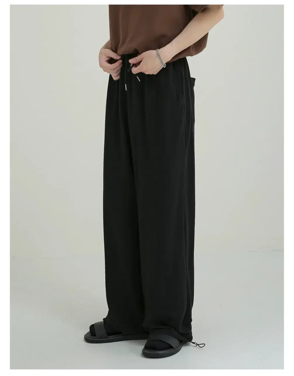 Loose Fit Drawstring Pants