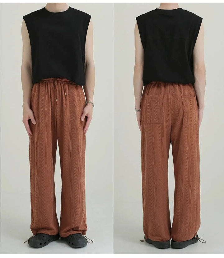 Loose Fit Drawstring Pants