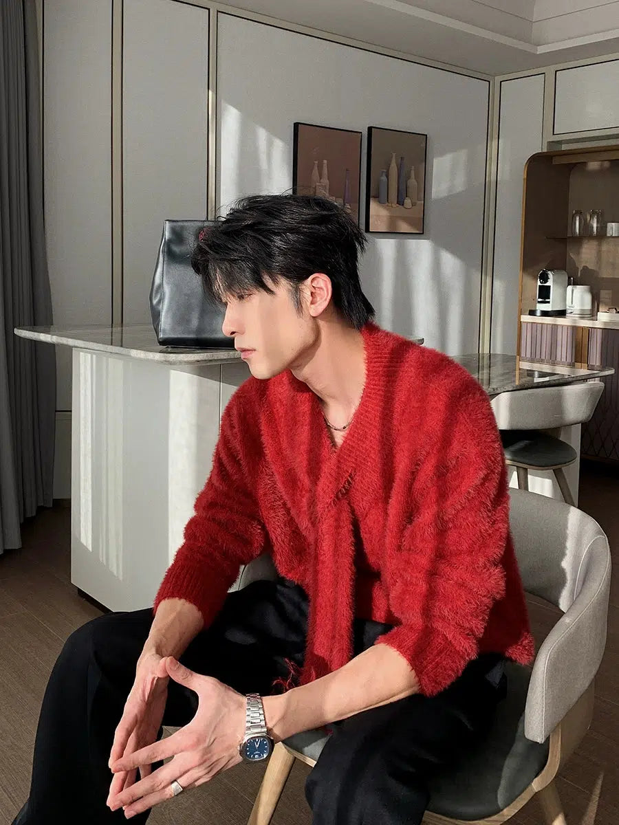 Loose Fit Furry Sweater