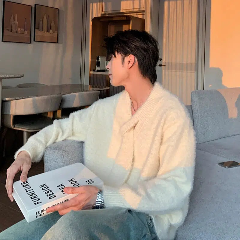 Loose Fit Furry Sweater