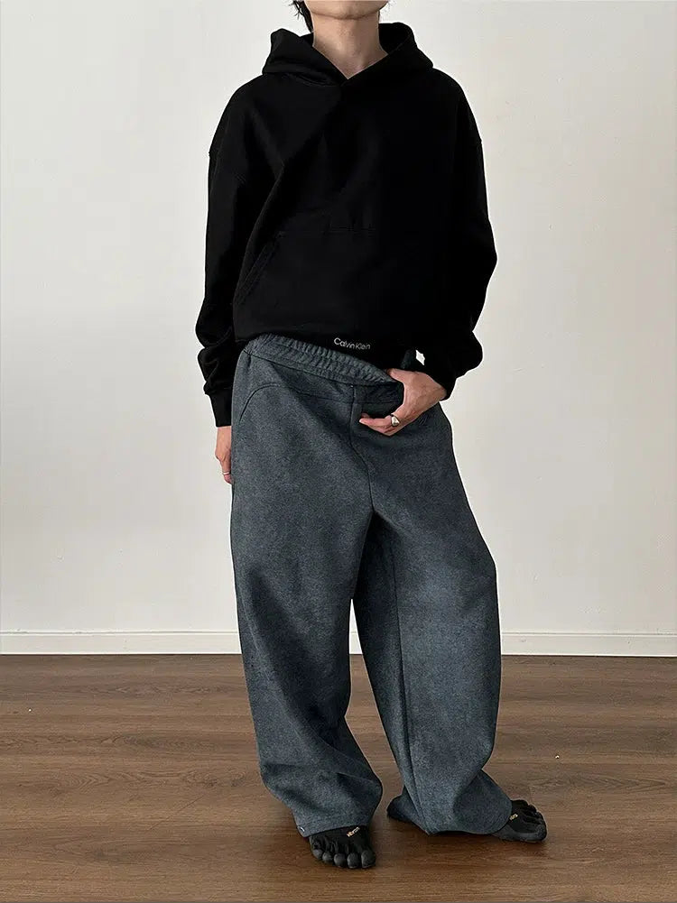 Loose Fit Hooded Pullover