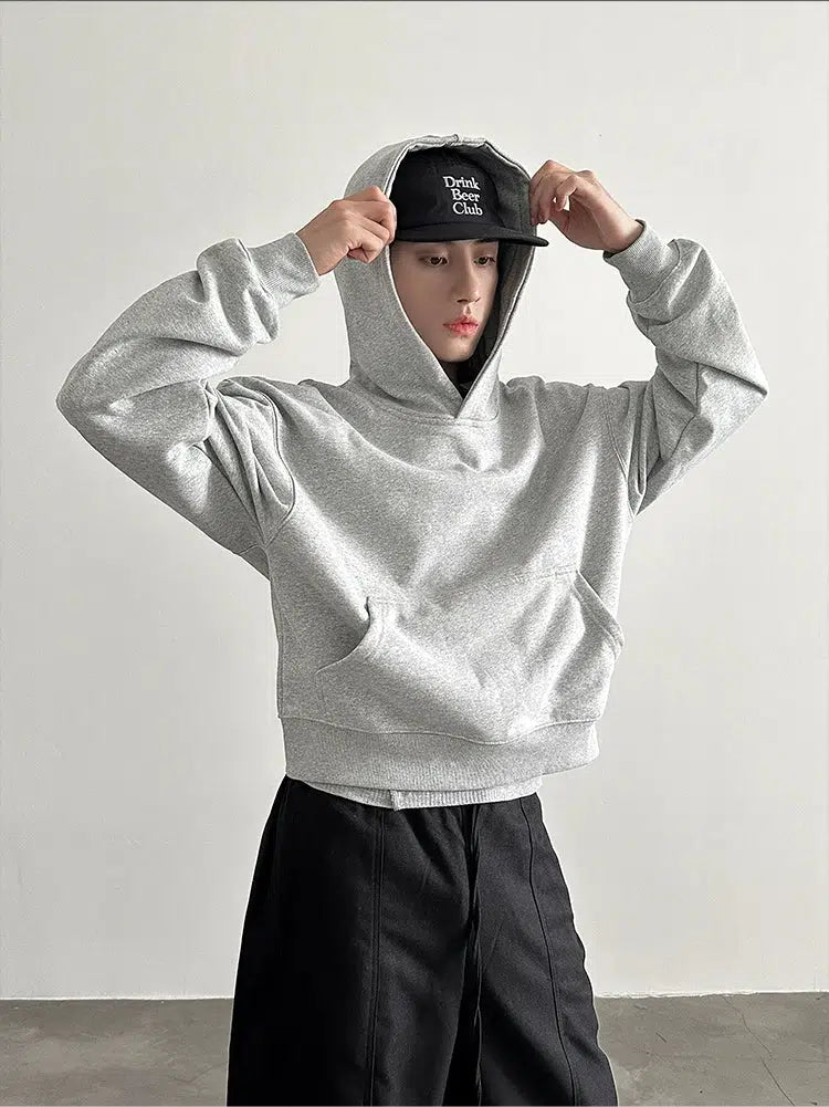 Loose Fit Hooded Pullover