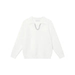 Loose Fit Lapel Sweater