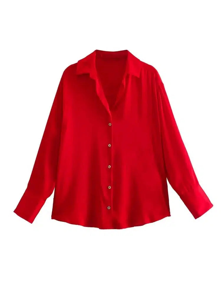 Loose Fit Long Sleeve Shirts