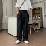 Loose Fit Pleated Suit Pants