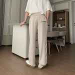 Loose Fit Pleated Suit Pants