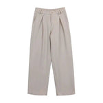 Loose Fit Pleated Suit Pants