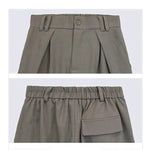 Loose Fit Pleated Suit Pants