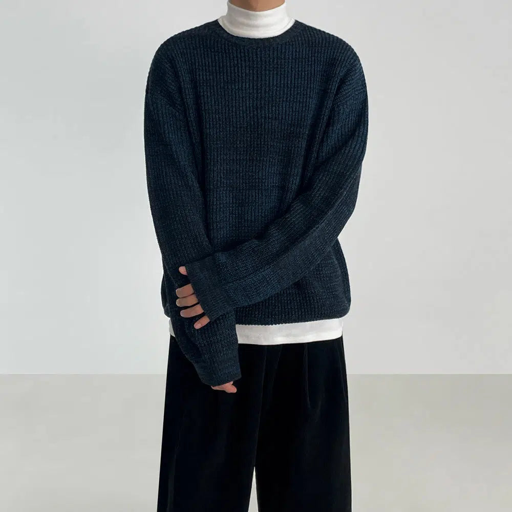 Loose Fit Pullover Sweater