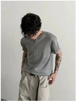 Loose Fit Short Sleeve Polo Shirt