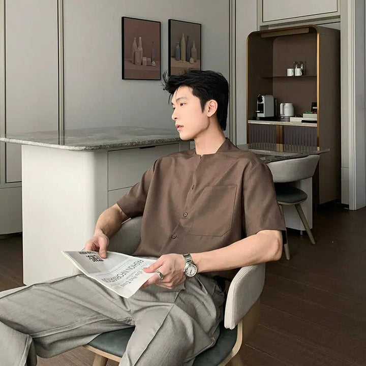 Loose Fit Short Sleeve Shirt