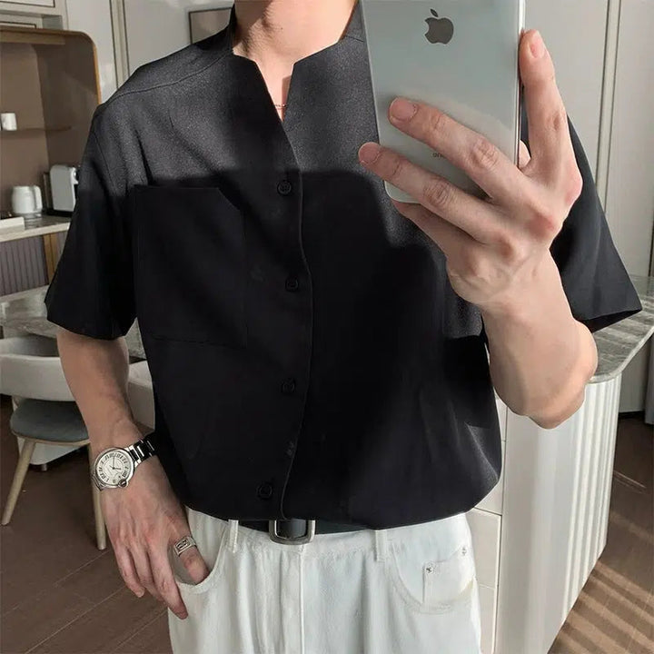 Loose Fit Short Sleeve Shirt