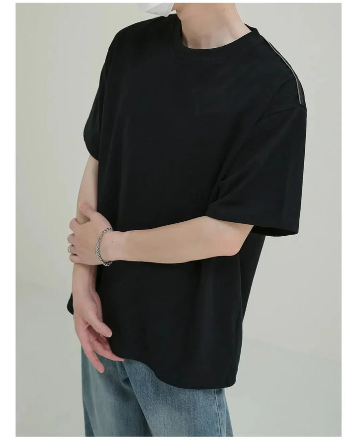 Loose Fit Solid Color T-shirt