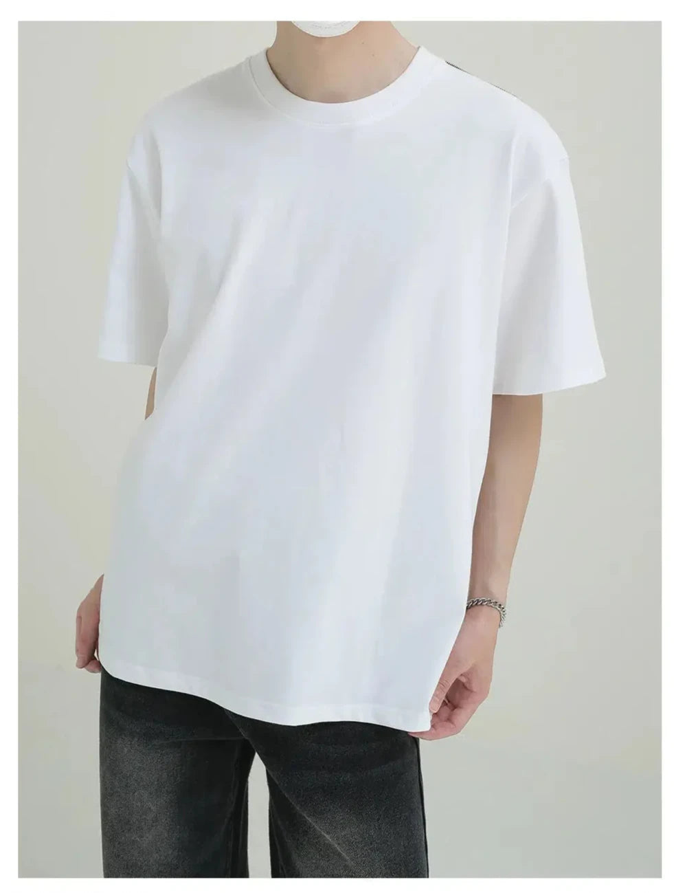 Loose Fit Solid Color T-shirt