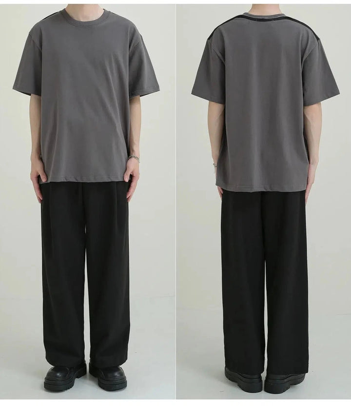 Loose Fit Solid Color T-shirt