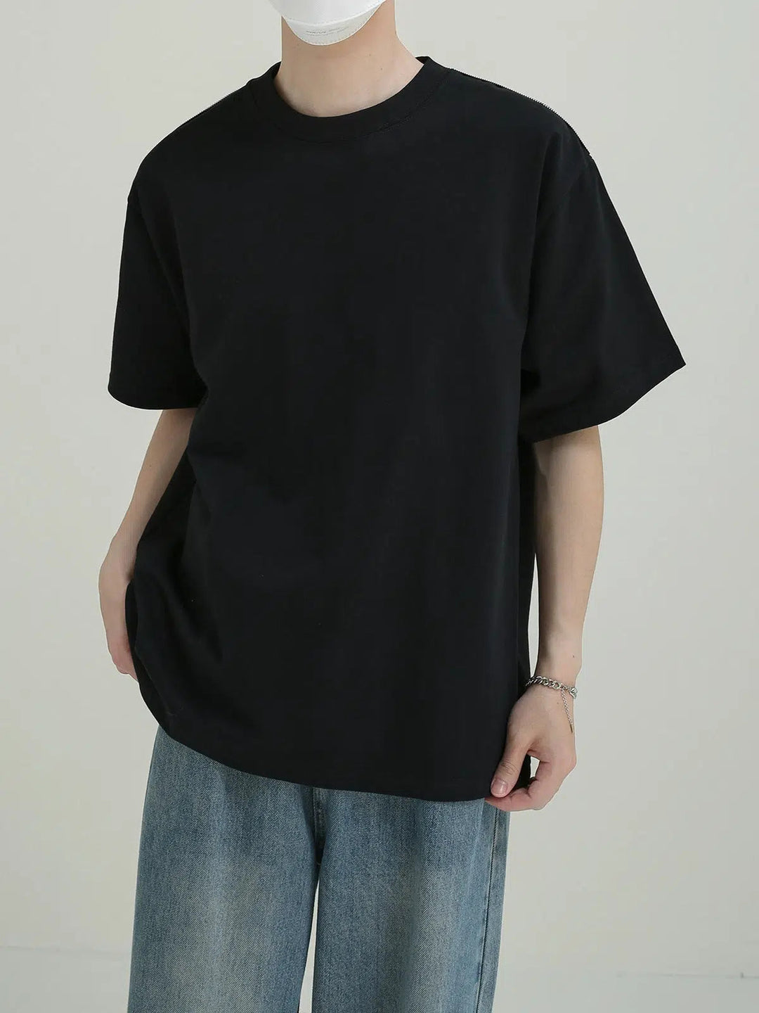 Loose Fit Solid Color T-shirt