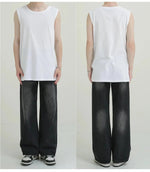 Loose Fit Solid Color Tank Top