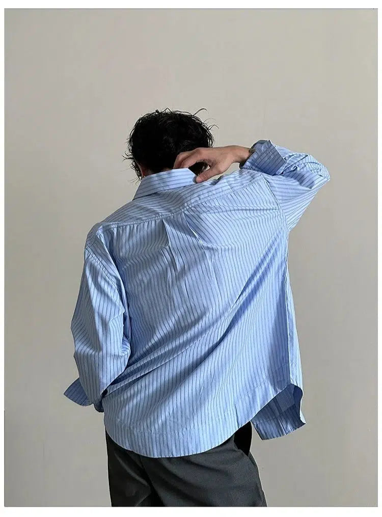 Loose Fit Striped Shirt