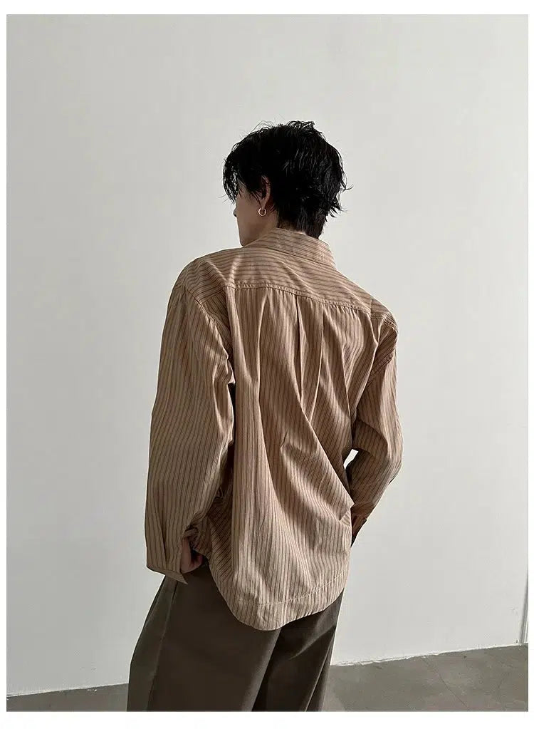 Loose Fit Striped Shirt