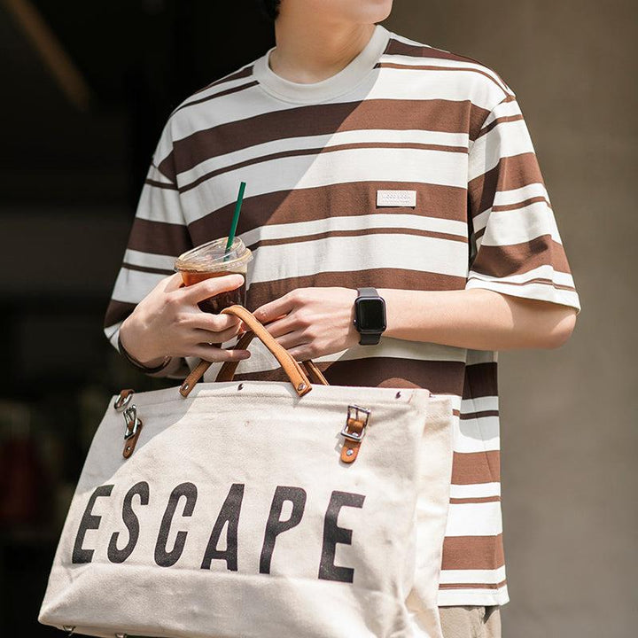 Loose Fit Striped T-shirt