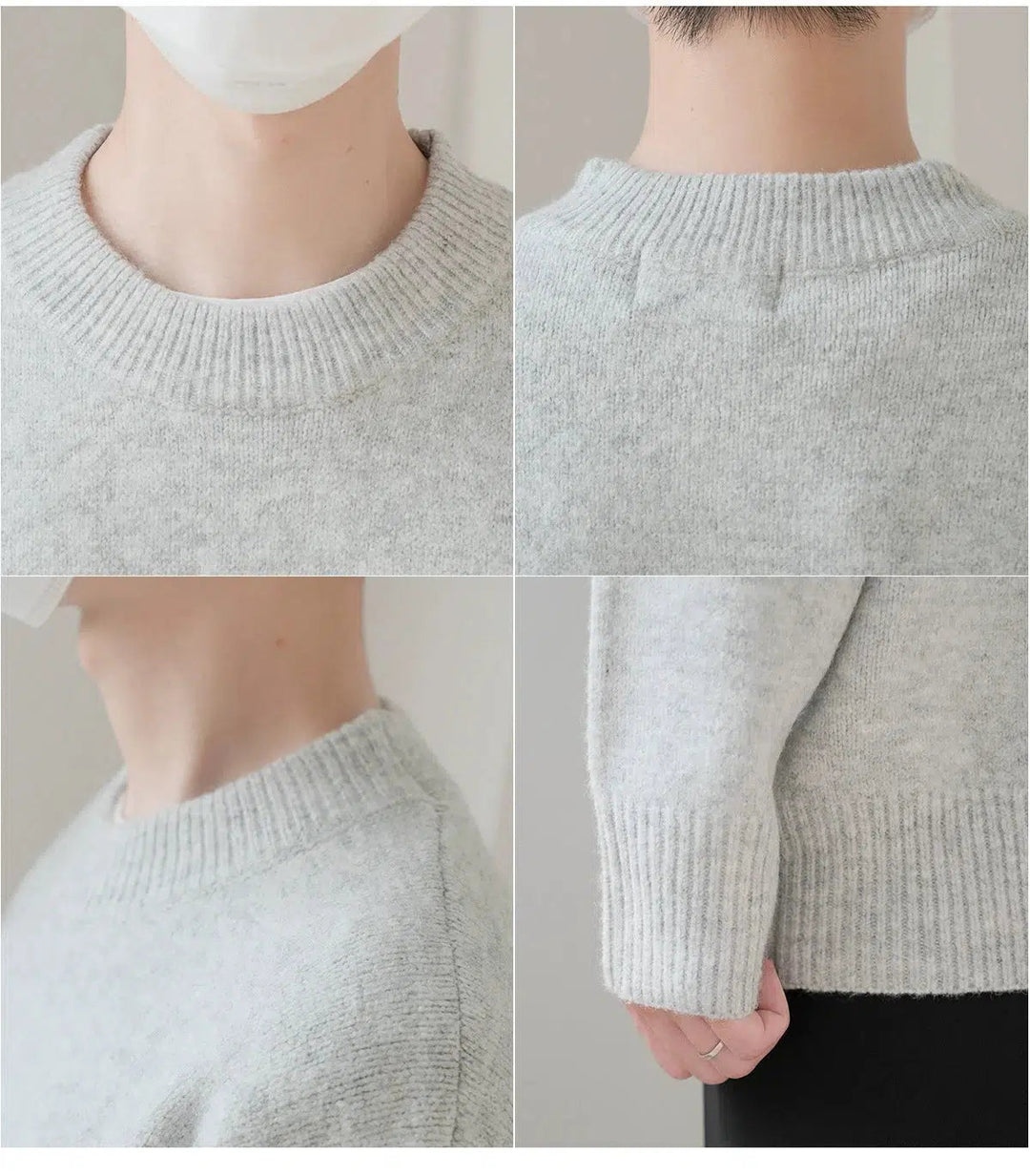 Loose Fit Text Print Sweater