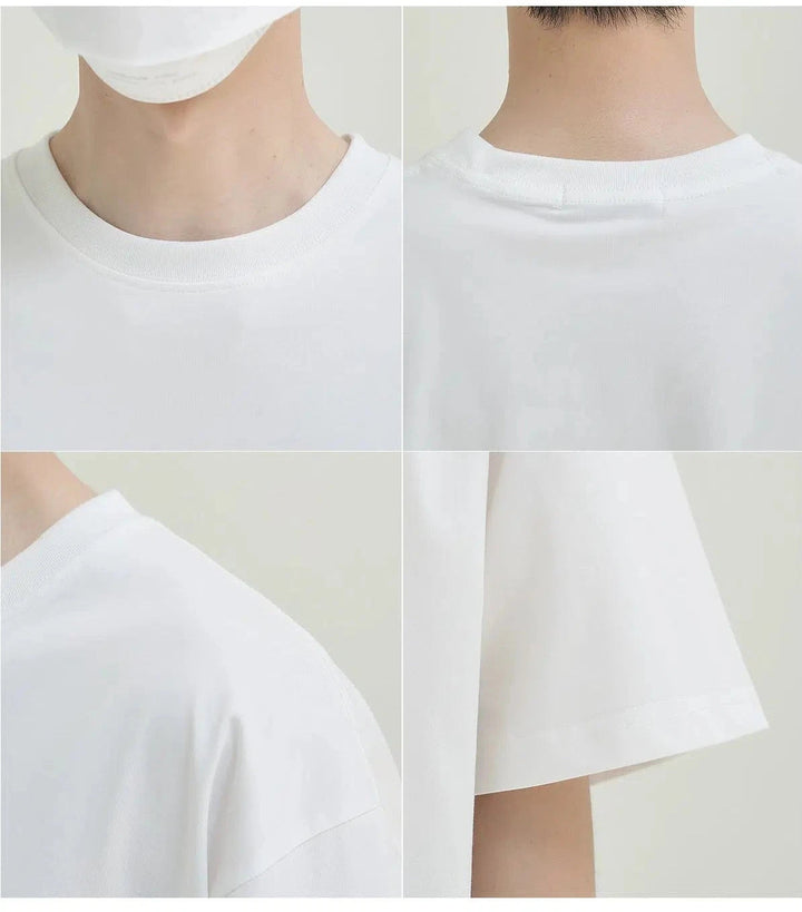 Loose Fit Text Print T-shirt