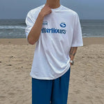 Loose Fit Text Printed T-shirt