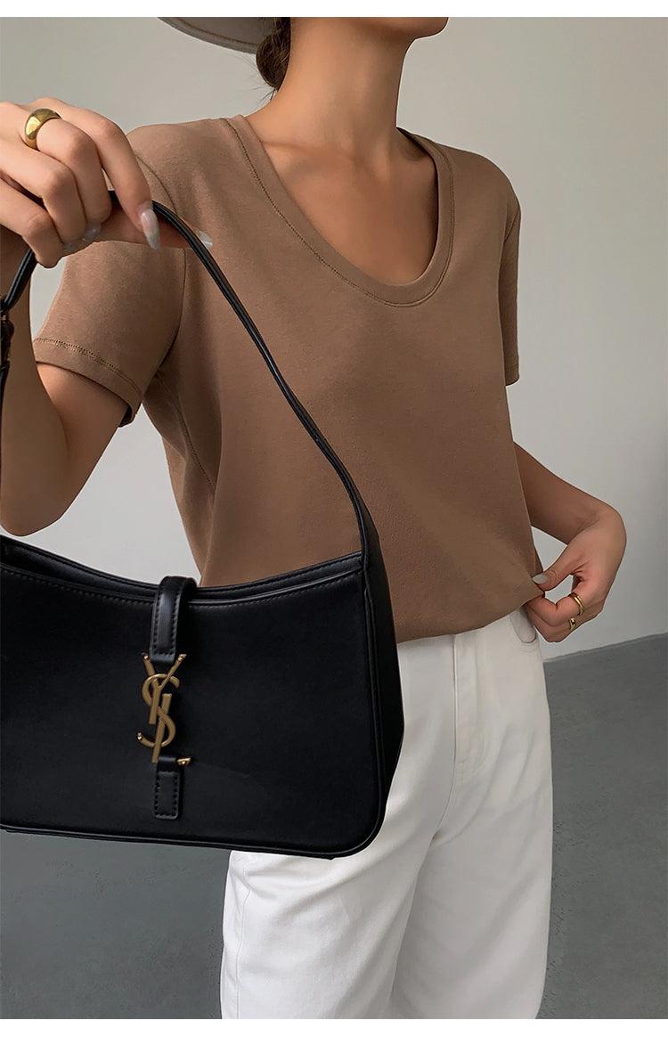 Loose Fit V-neck T-shirt