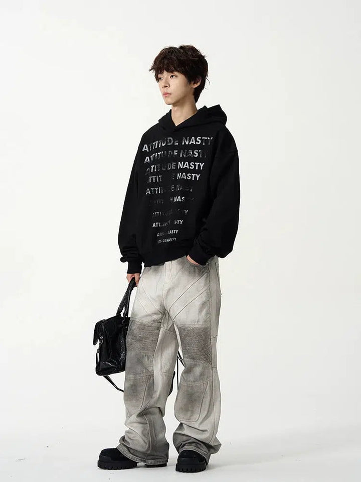 Loose Hooded Sweatshirt