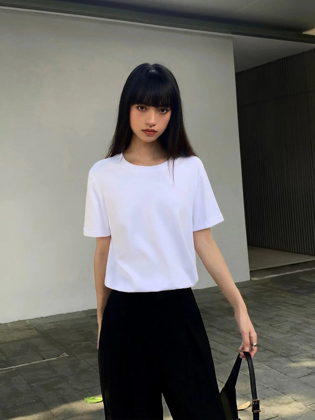 Loose Solid Color T-shirt