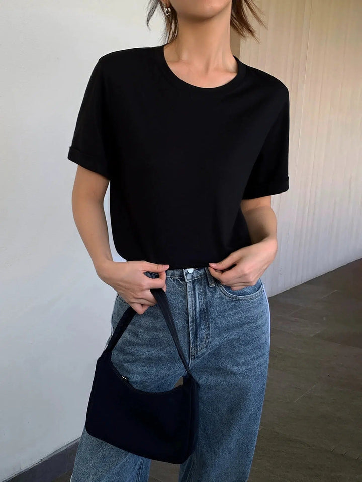 Loose Solid Color T-shirt