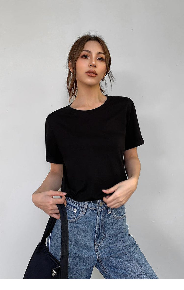 Loose Solid Color T-shirt