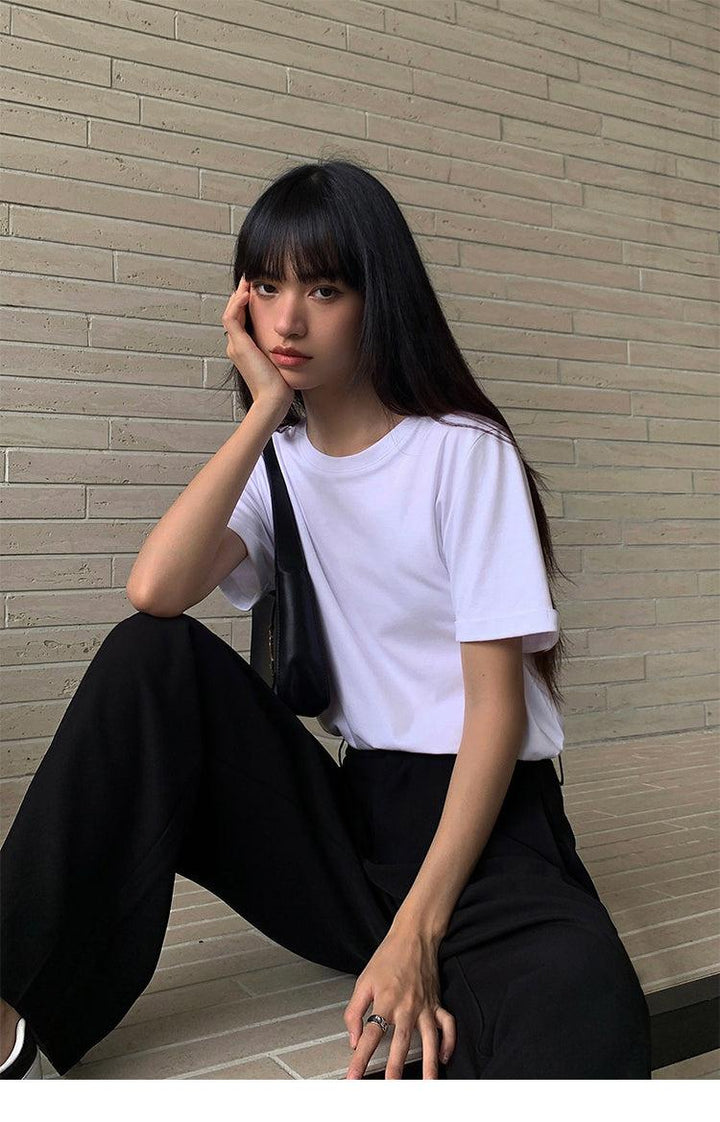 Loose Solid Color T-shirt