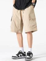 Loose Straight-Leg Shorts