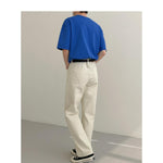 Loose Straight White Jeans