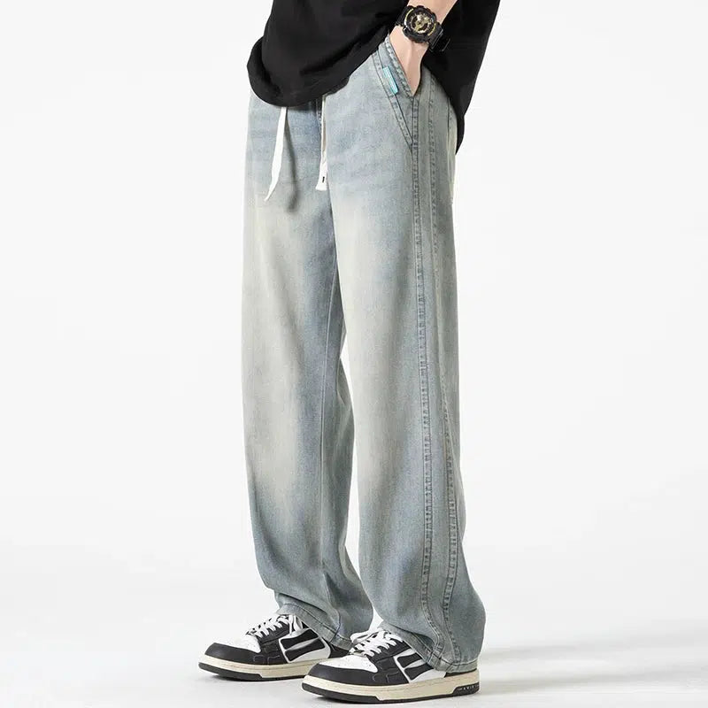 Loose Straight Wide Leg Jeans